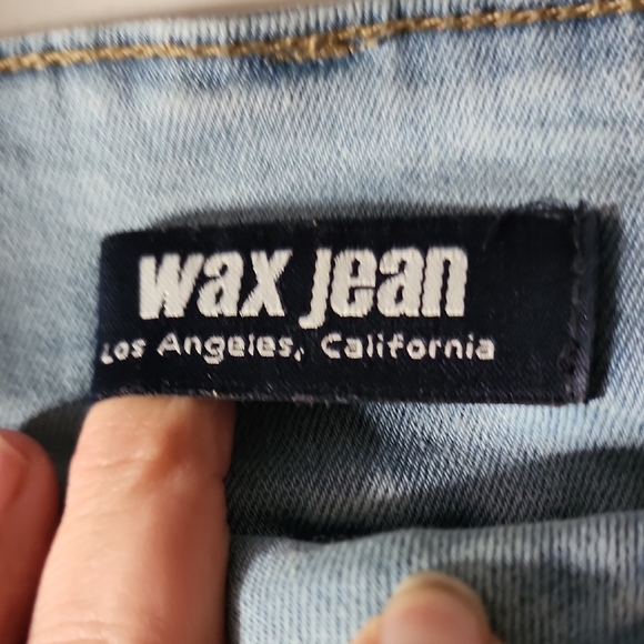 Wax Jean Trendy Light Blue Denim Pencil Skirt In Size Small - Picture 2 of 7